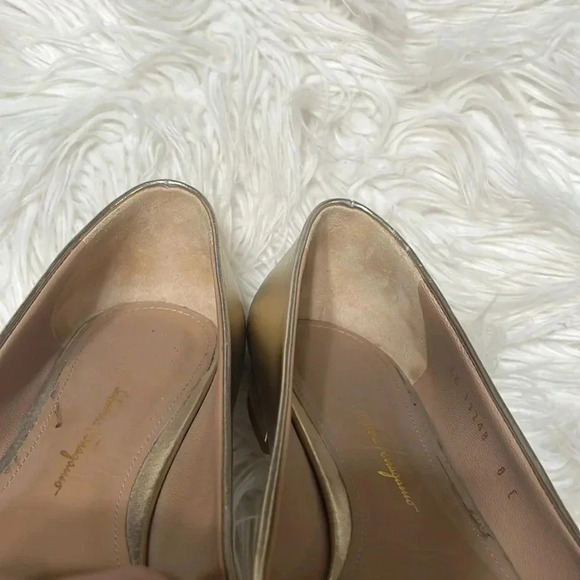 Salvatore Ferragamo - Zeri Golden pointed ballets - Picture 14 of 16